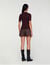 Short-sleeved polo neck sweater