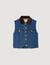 Sleeveless denim jacket