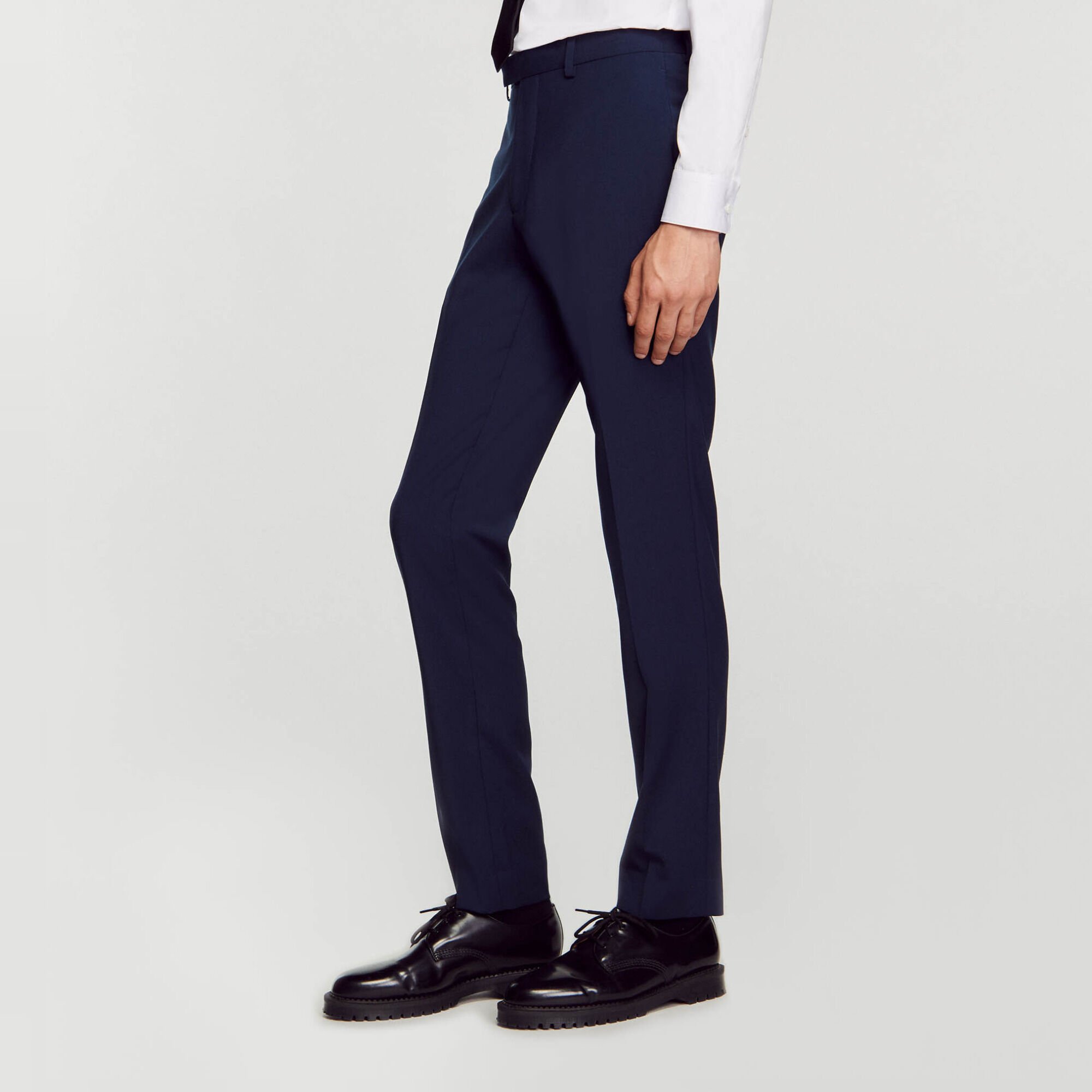 Virgin wool suit trousers