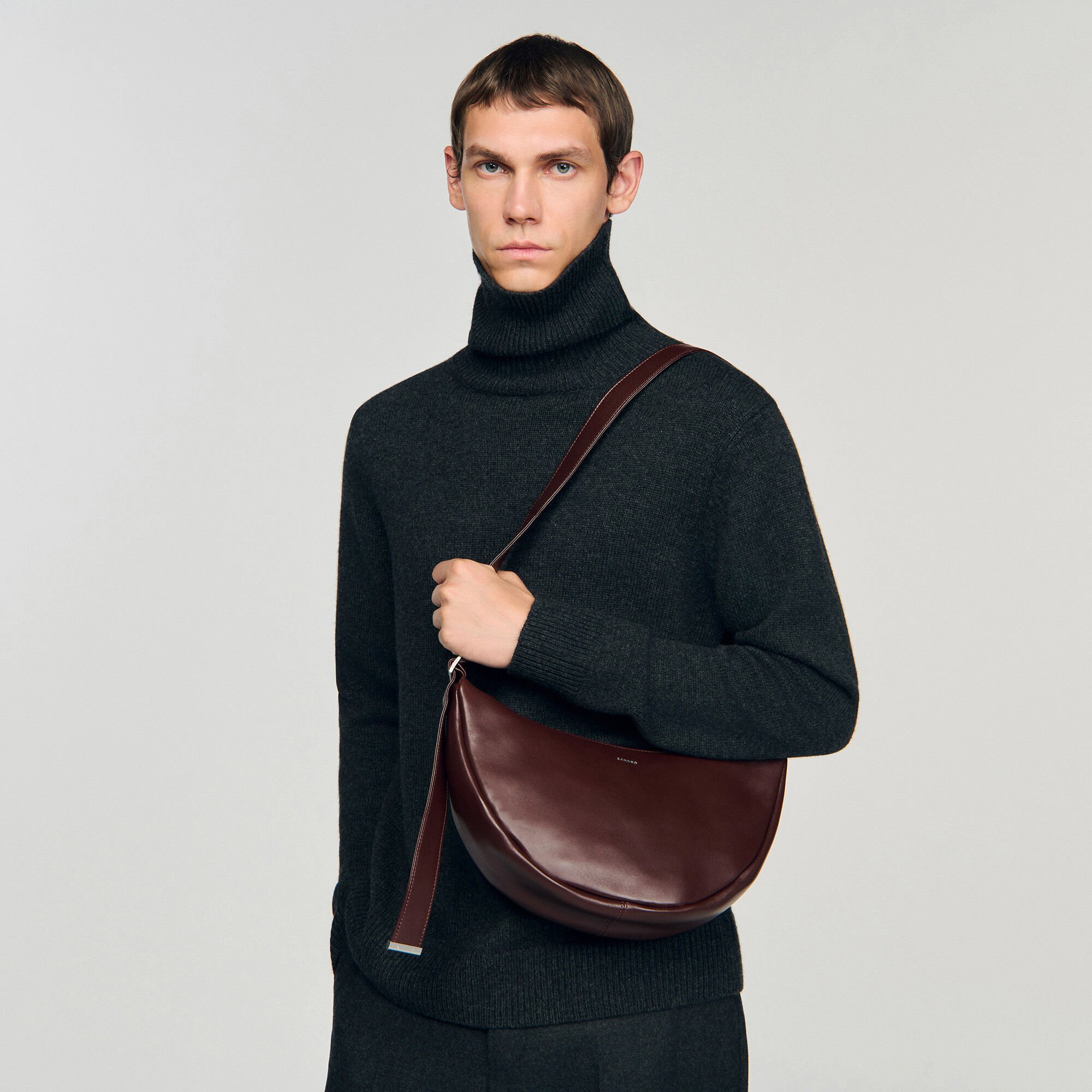 Small leather crossbody bag