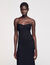 Bustier knit dress