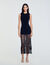 Fringed knit dress