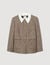 Houndstooth suit jacket