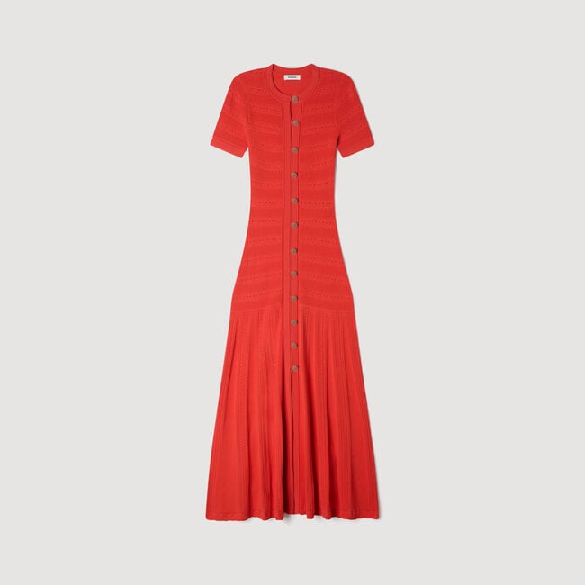 Knit maxi dress