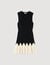 Two-tone mini knit dress