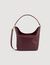 Leather bucket bag