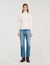 Cable-knit turtleneck sweater