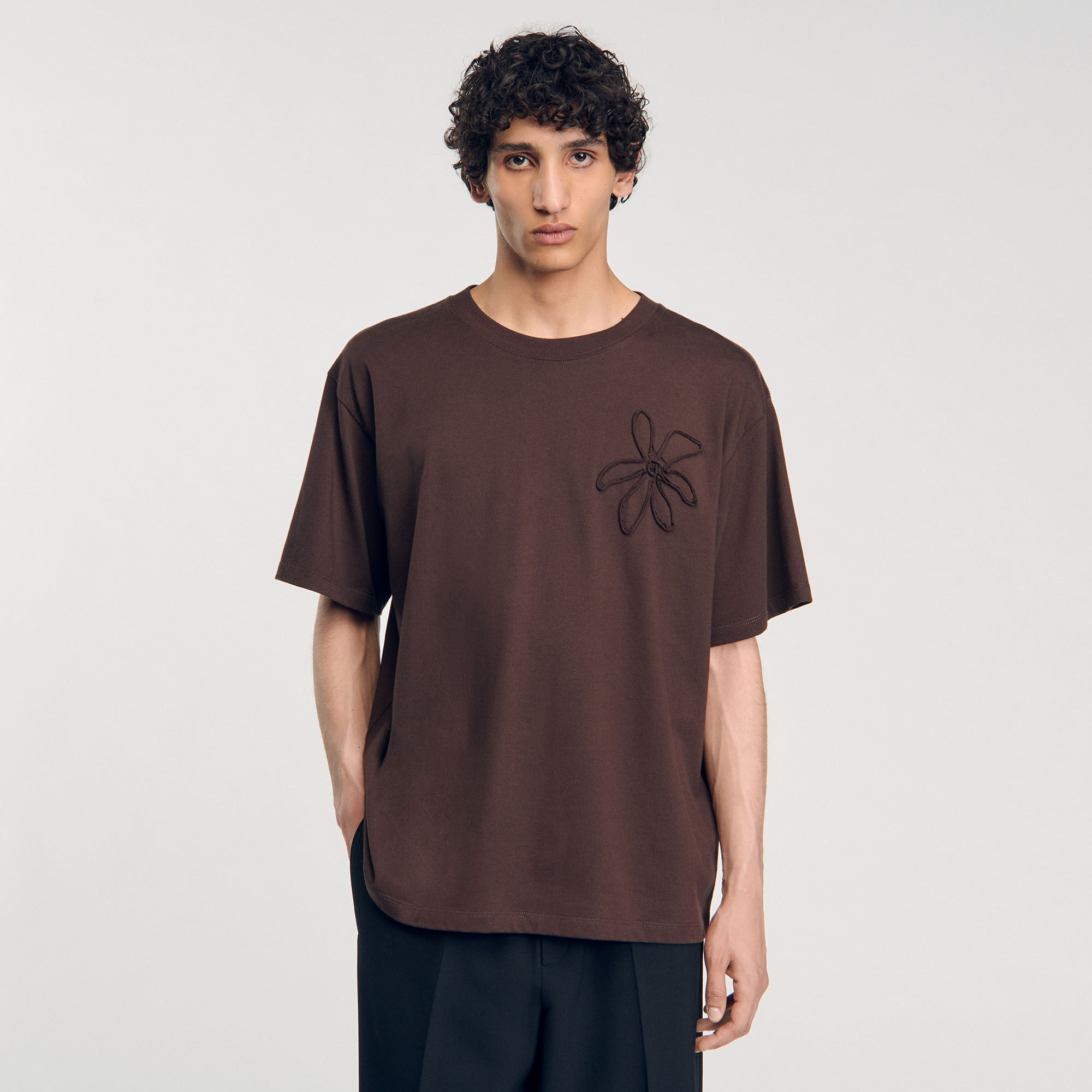 Oversized flower T-shirt