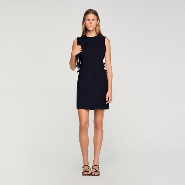 Mini dress with cutouts