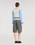 Sleeveless cropped cable knit sweater