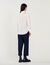 Silk shirt with pleated trim