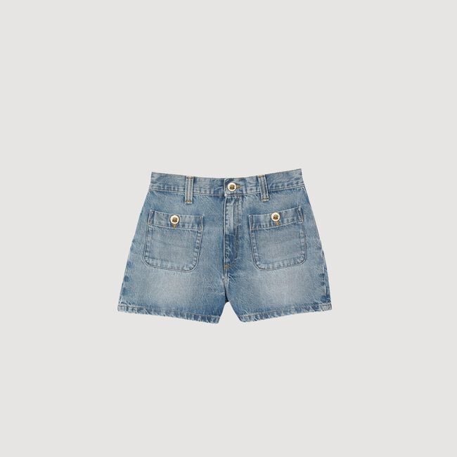 Denim shorts