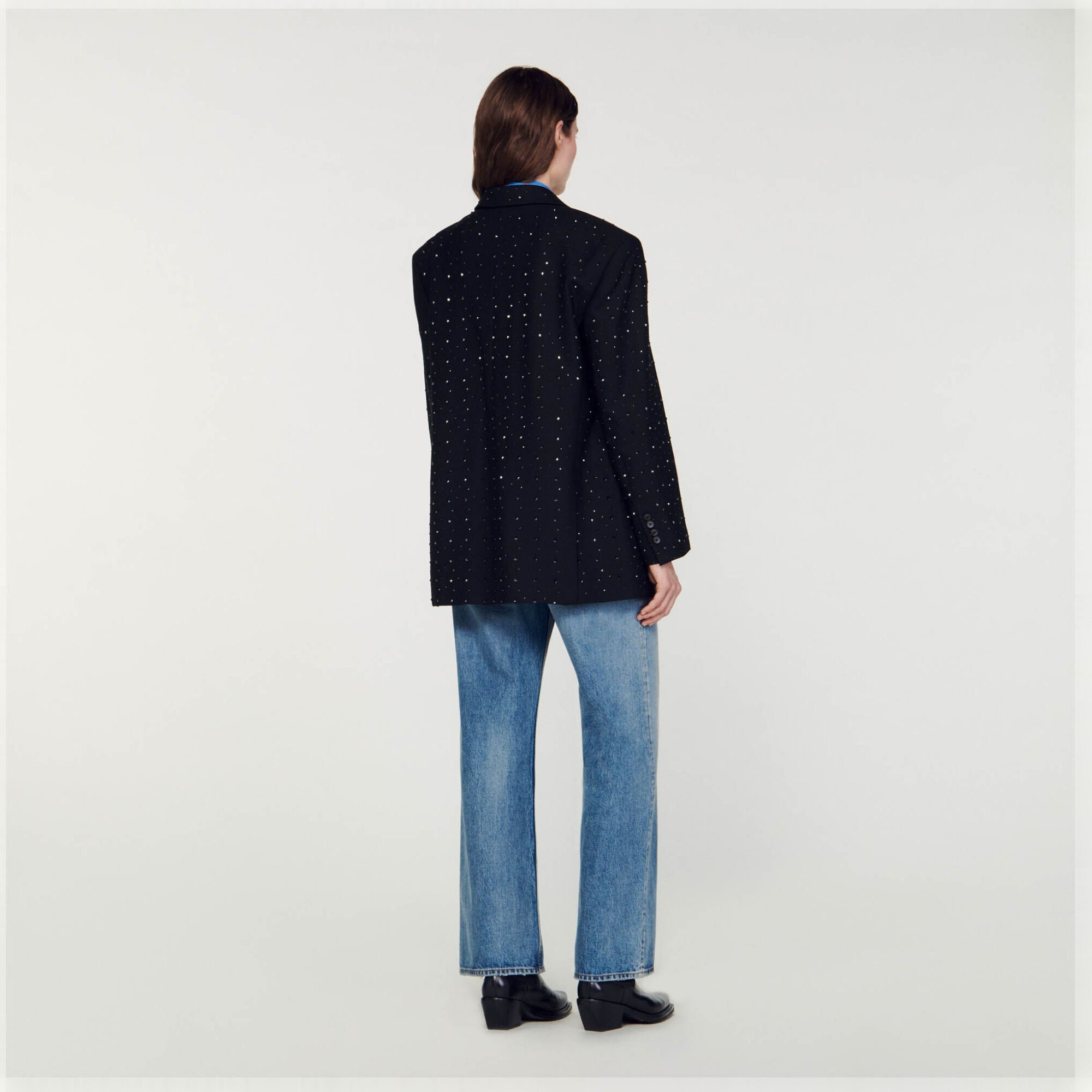 Rhinestone suit jacket