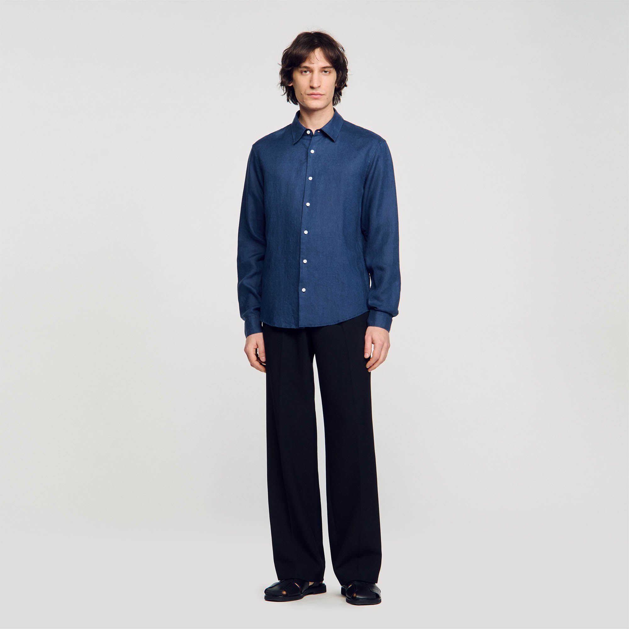 Cotton and linen shirt 
