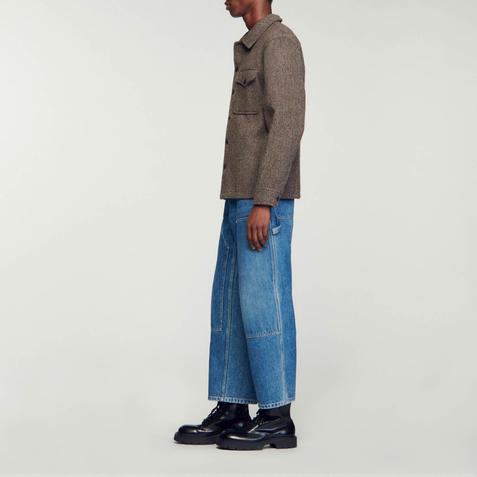 Wool overshirt