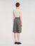Pleated long shorts