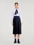 Midi pleated skirt