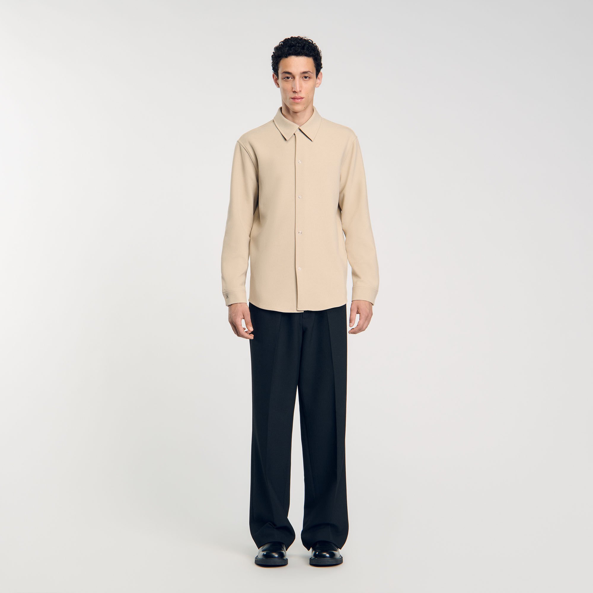 Long-sleeved jersey shirt