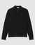 Knitted polo sweater