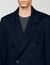 Double-breasted wool coat