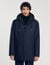 Hooded parka with zip