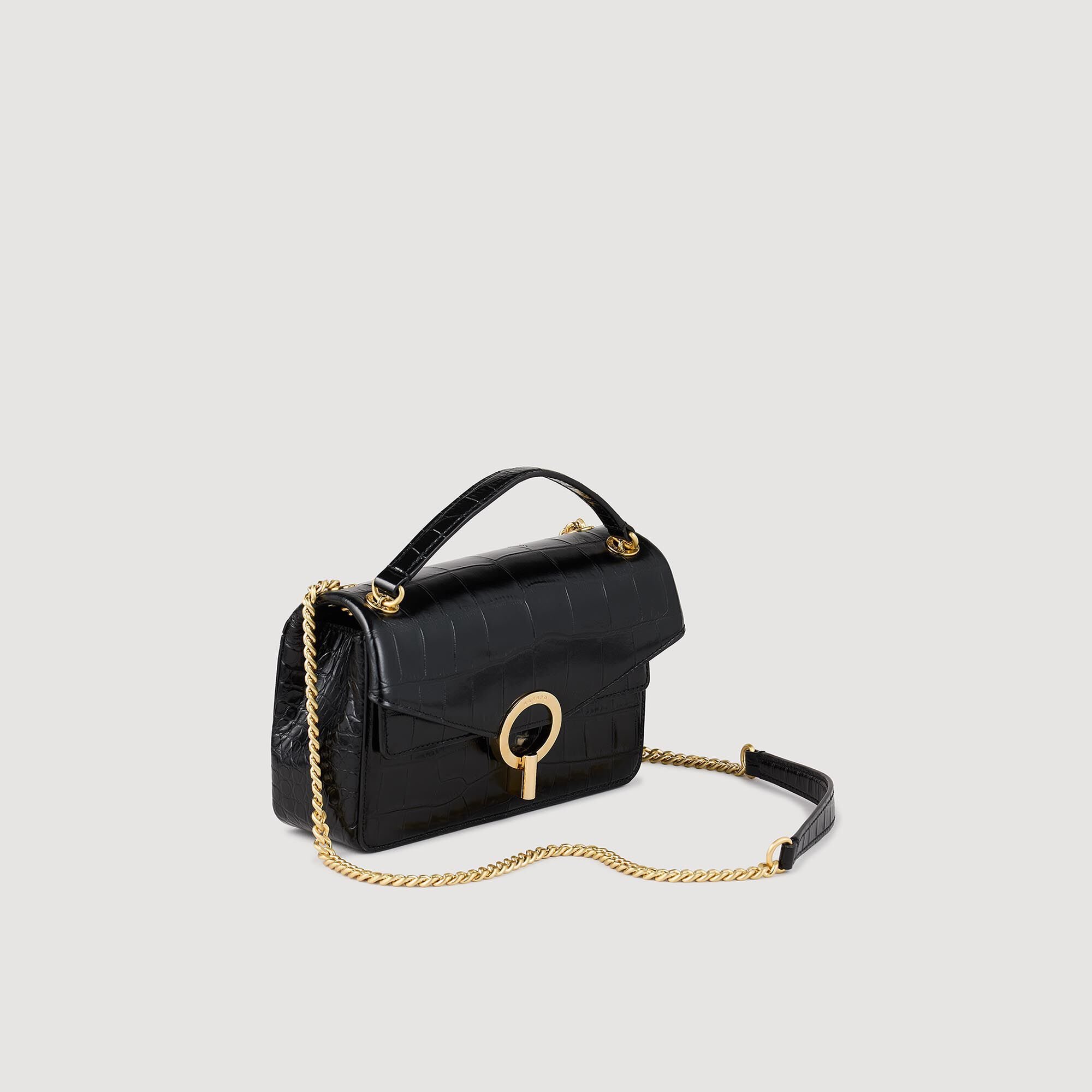 Mock croc leather Yza bag