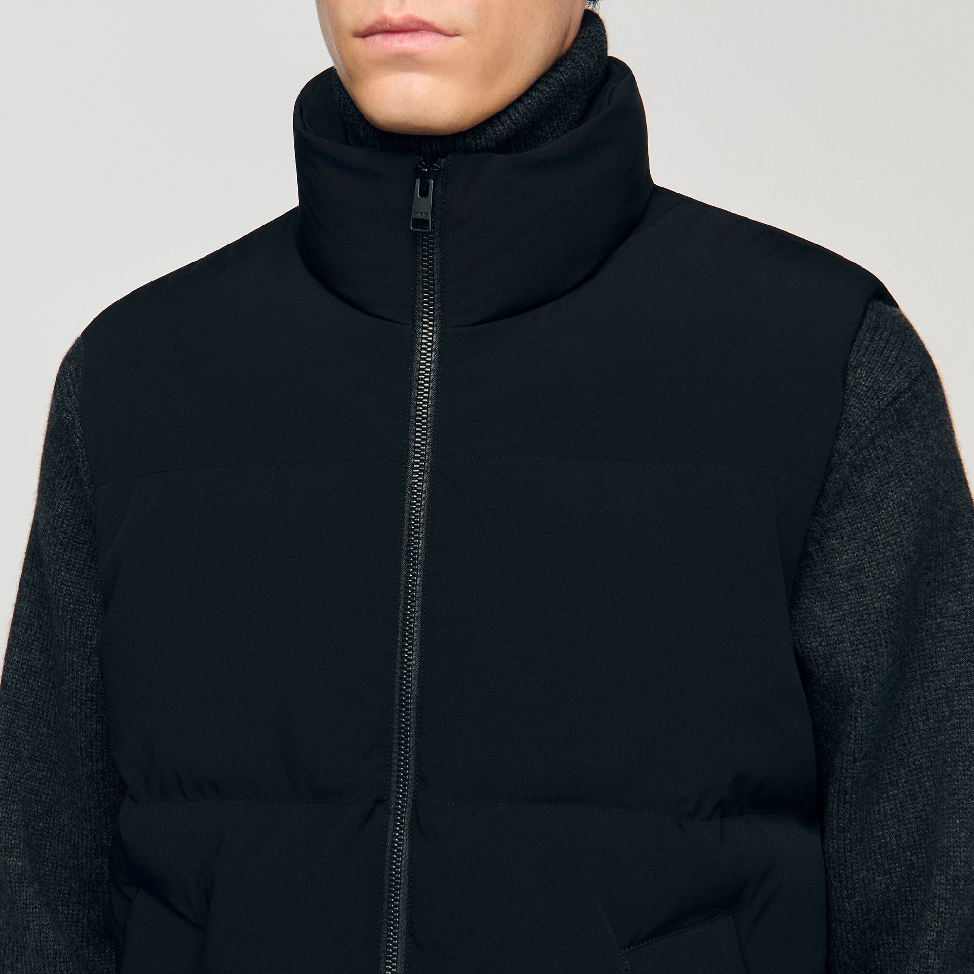 Sleeveless technical puffer