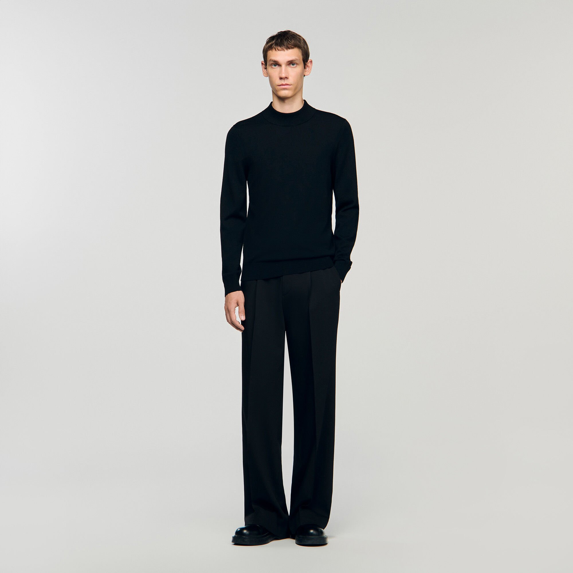 Mock neck sweater