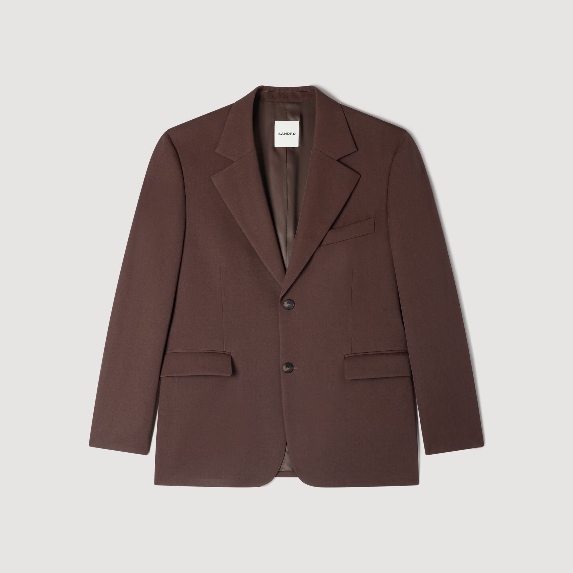 Oversized wool jacket