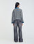 Denim and knitwear coatigan