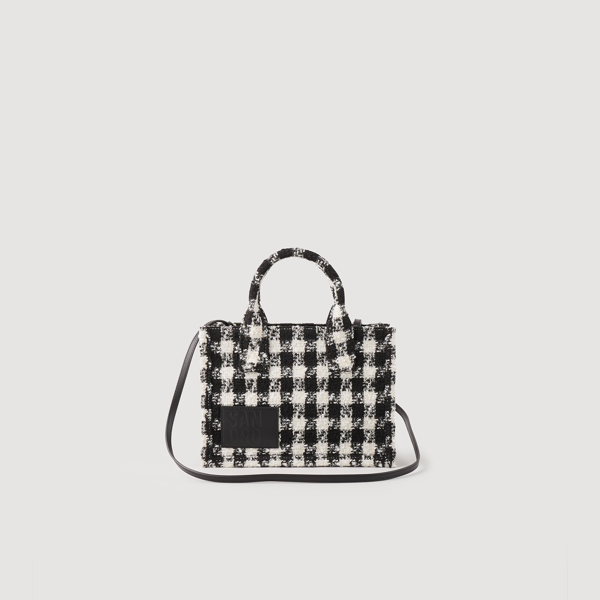 Small tweed Kasbah tote bag