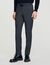 Elasticated straight-leg trousers