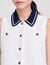 Mini dress with contrasting collar