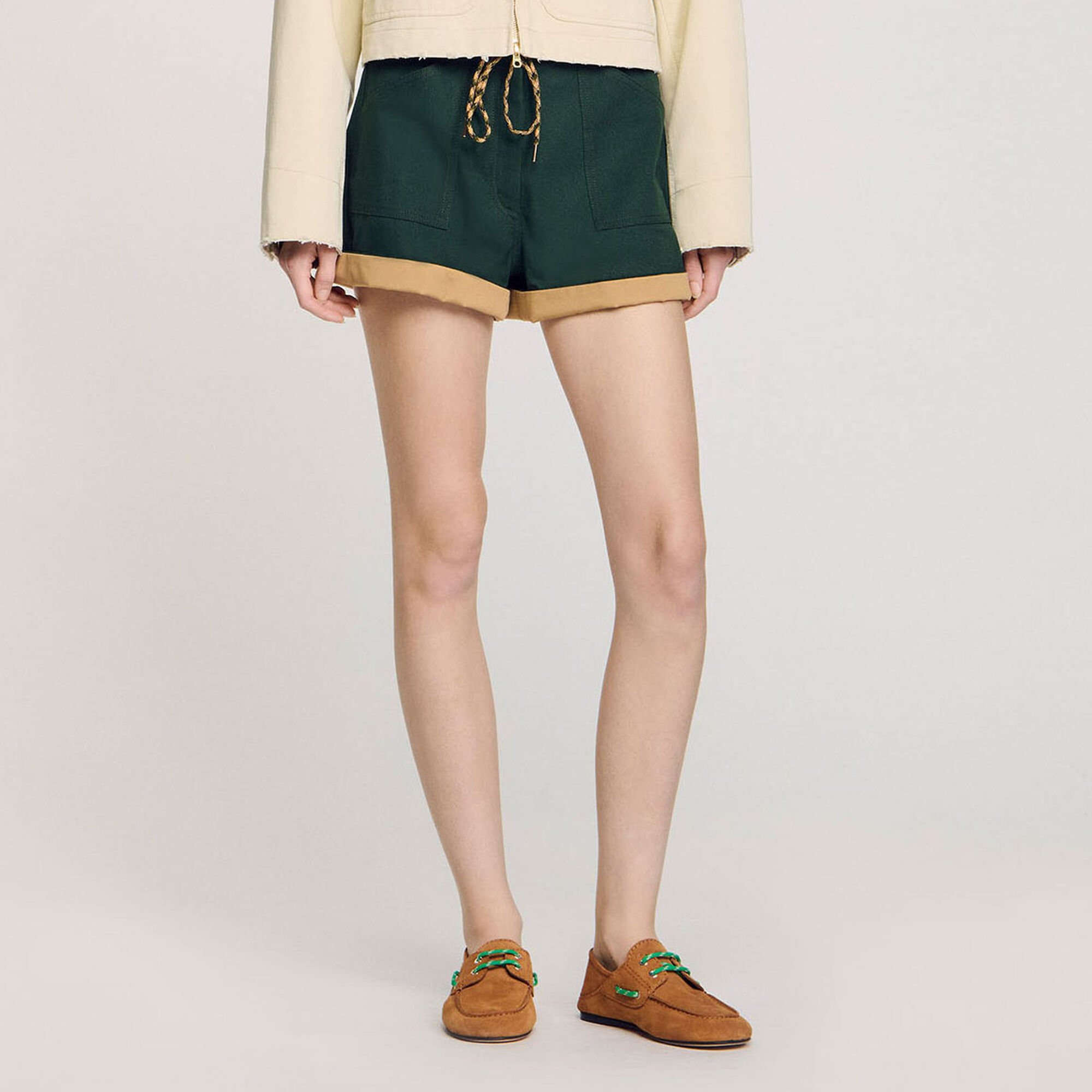 Suede boat shoe loafers
