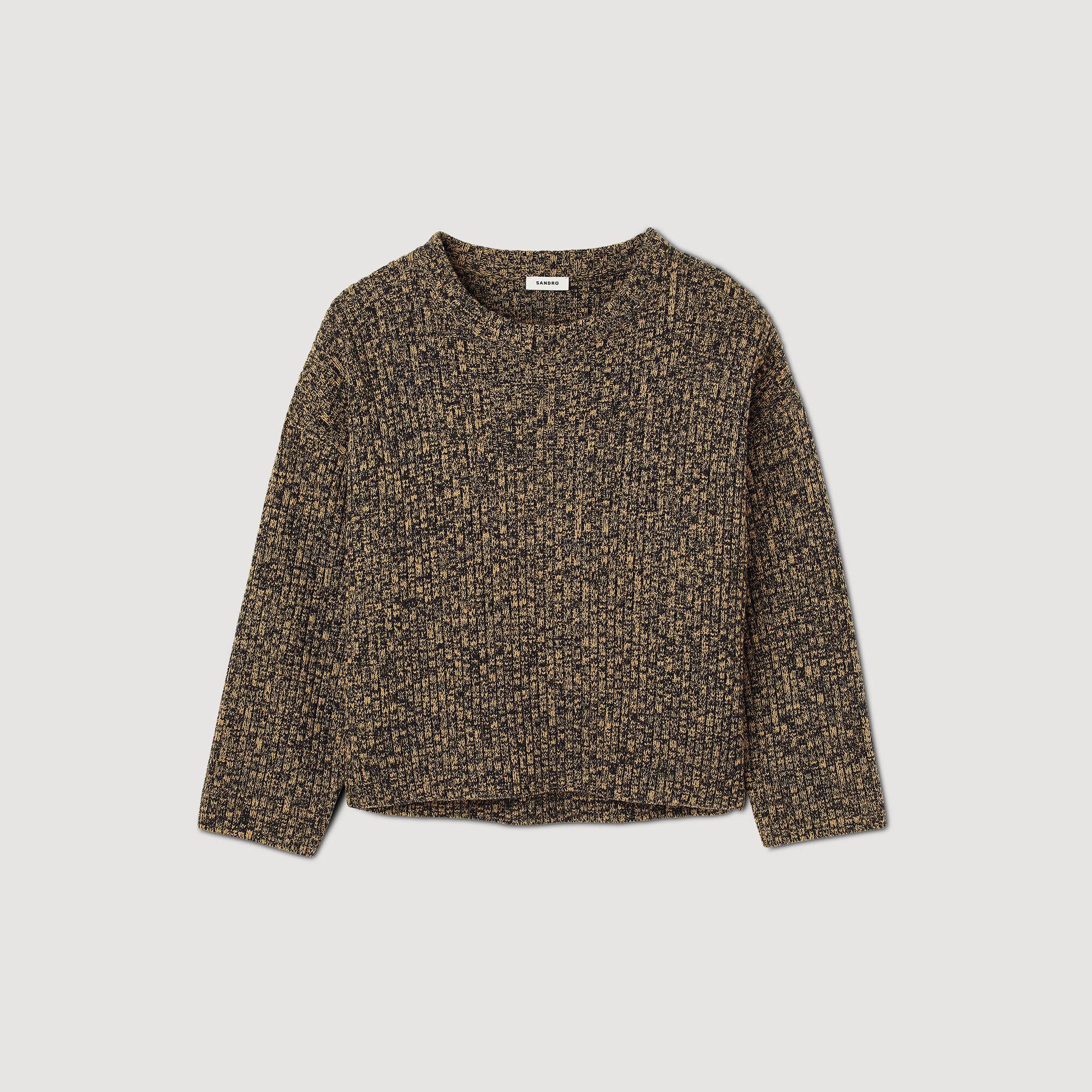Oversized knit sweater
