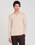 Knit polo shirt