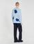 Jacquard knit seashell cardigan