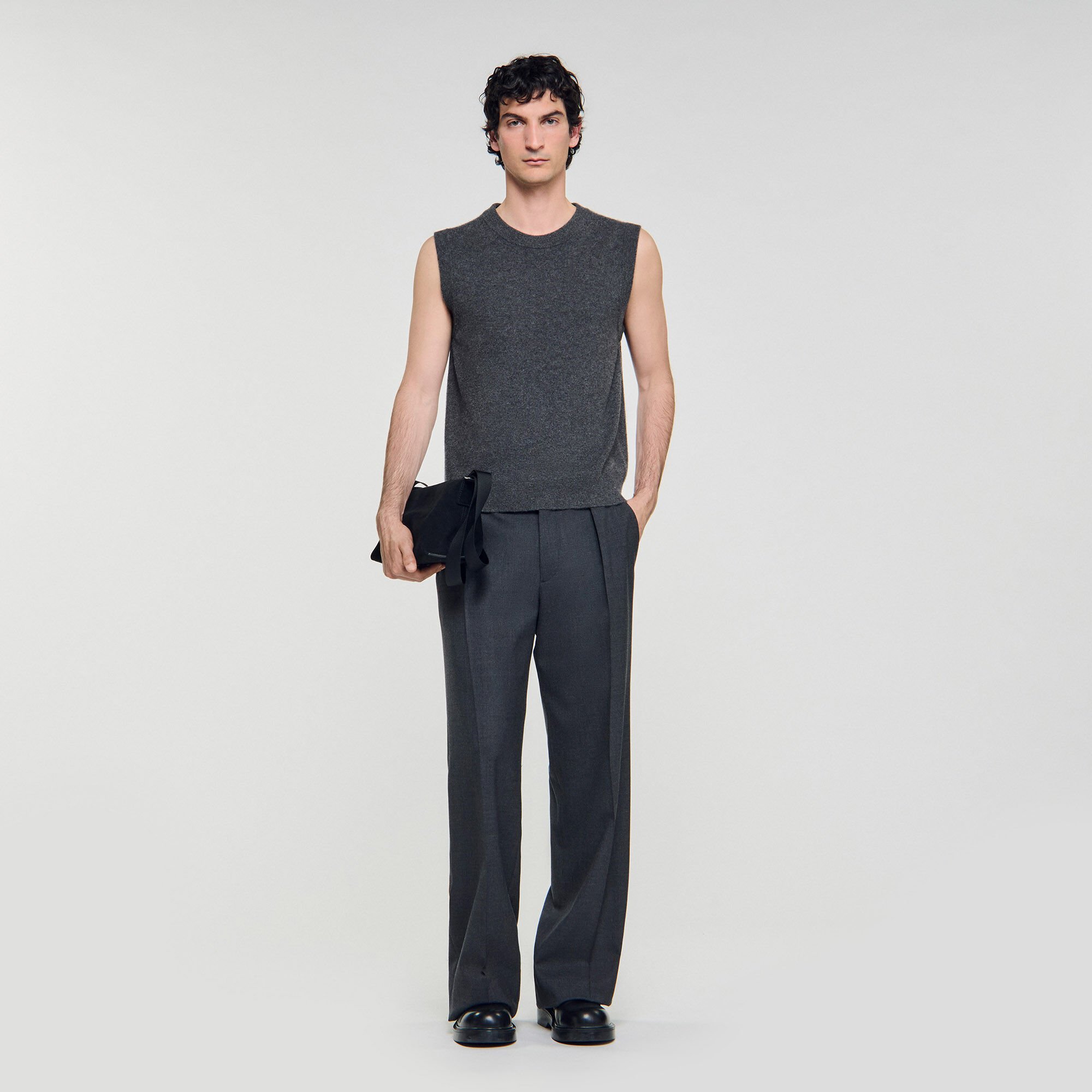 Cashmere vest top