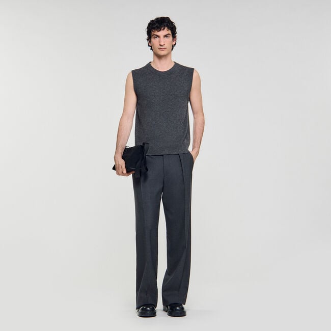 Cashmere vest top