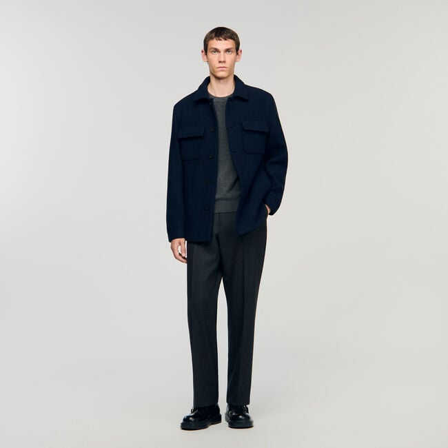 Wool overshirt