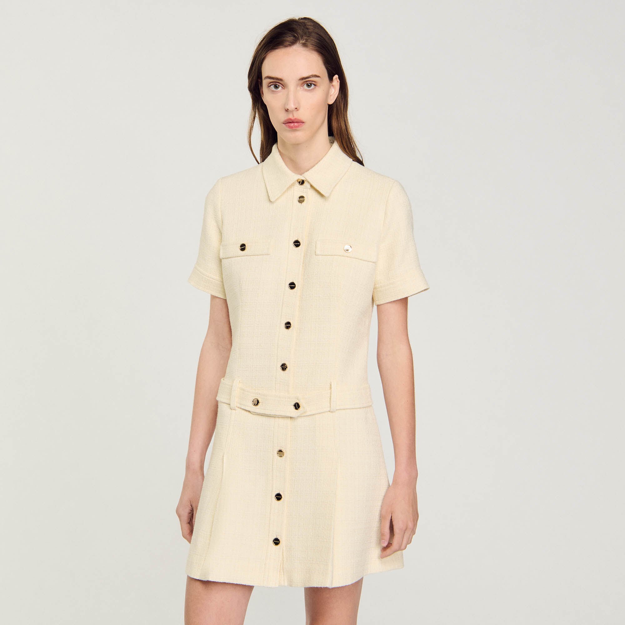 Short tweed dress