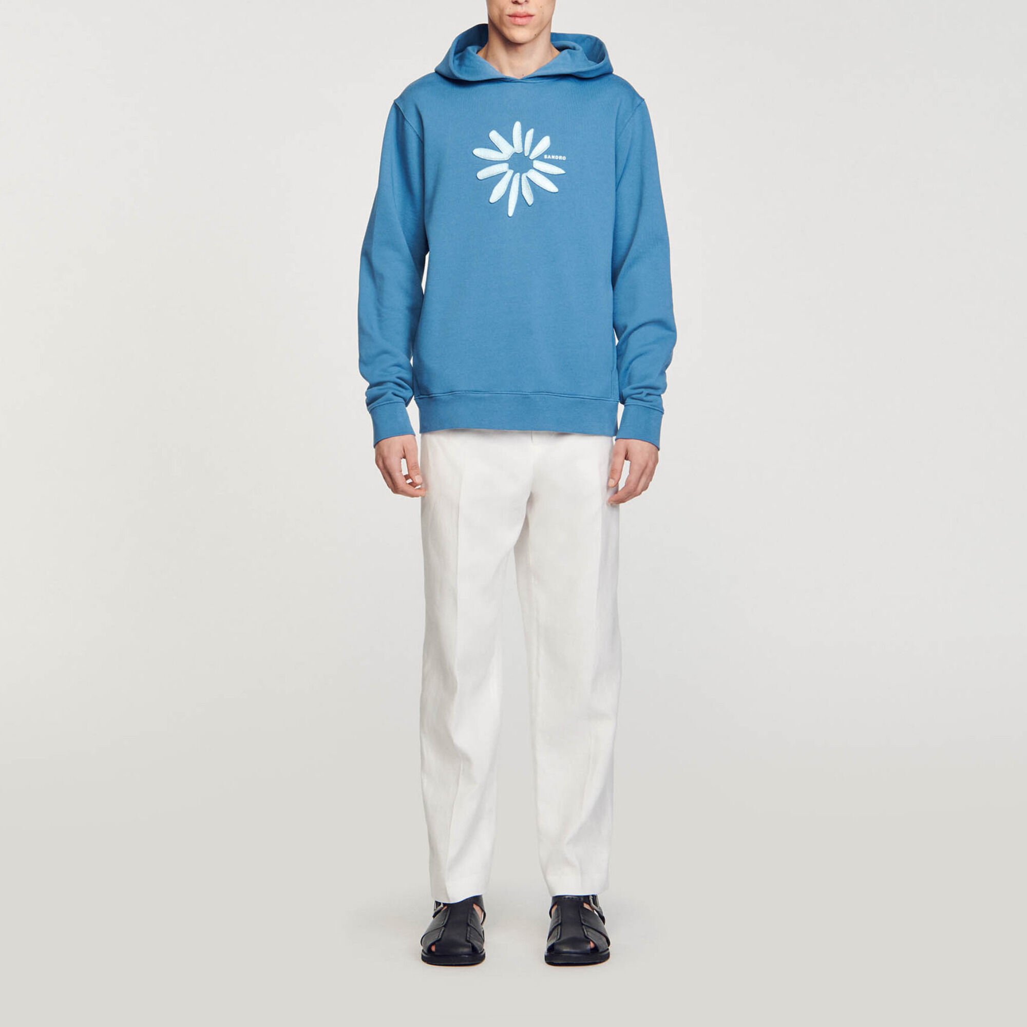 Cotton flower hoodie