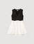 Two-tone mini dress