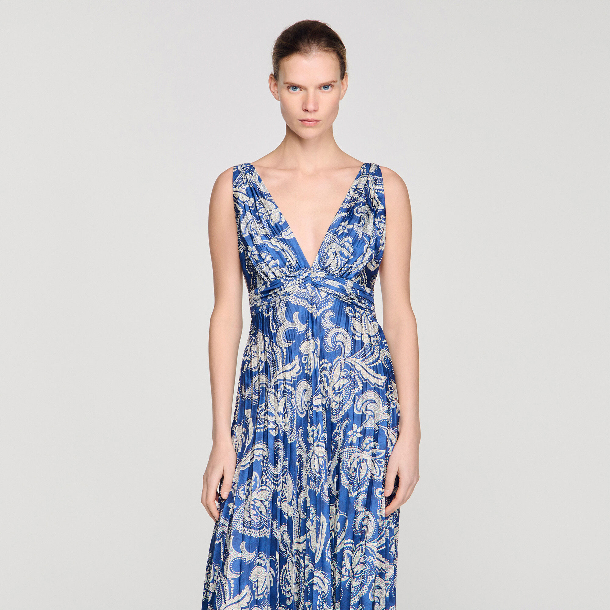 Floral print maxi dress