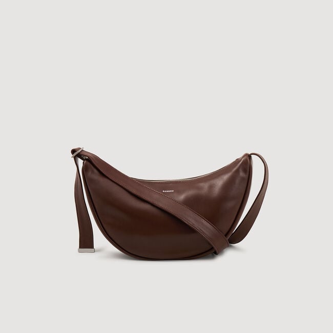 Small leather hobo bag
