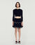 Velvet skater skirt with pearls - Women | Sandro