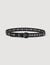 Leather belt with eyelets