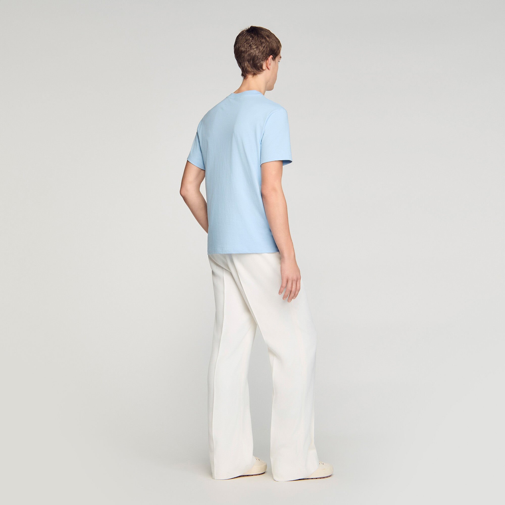 T-shirt with double S patch