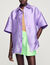 Oversized satin shirt