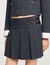 Mini rhinestone suit skirt